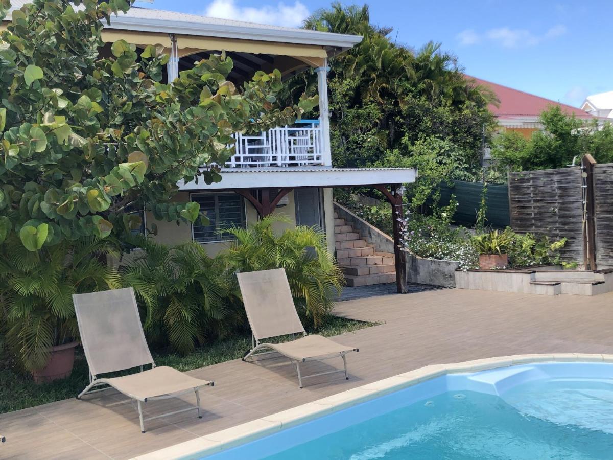 De 3 A Francois A 450 M De La Plage Avec Vue Sur La Mer Piscine Partagee Et Jardin Clos Saint-Francois (Grande-Terre)